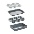 Chicago Metallic 8044 Non-Stick Toaster Oven Set, 4-Piece