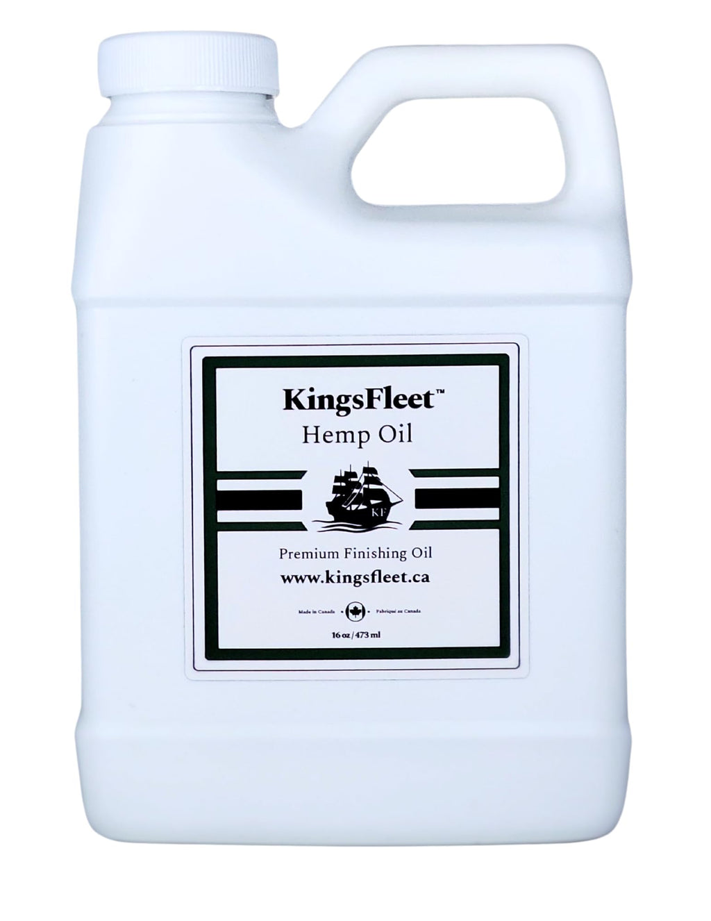 KingsFleet - Hemp Oil | 16oz | Canadian Made | Organic Finishing Oil for Wood | All Natural Alternative! | Restore, Protect, and Maintain!