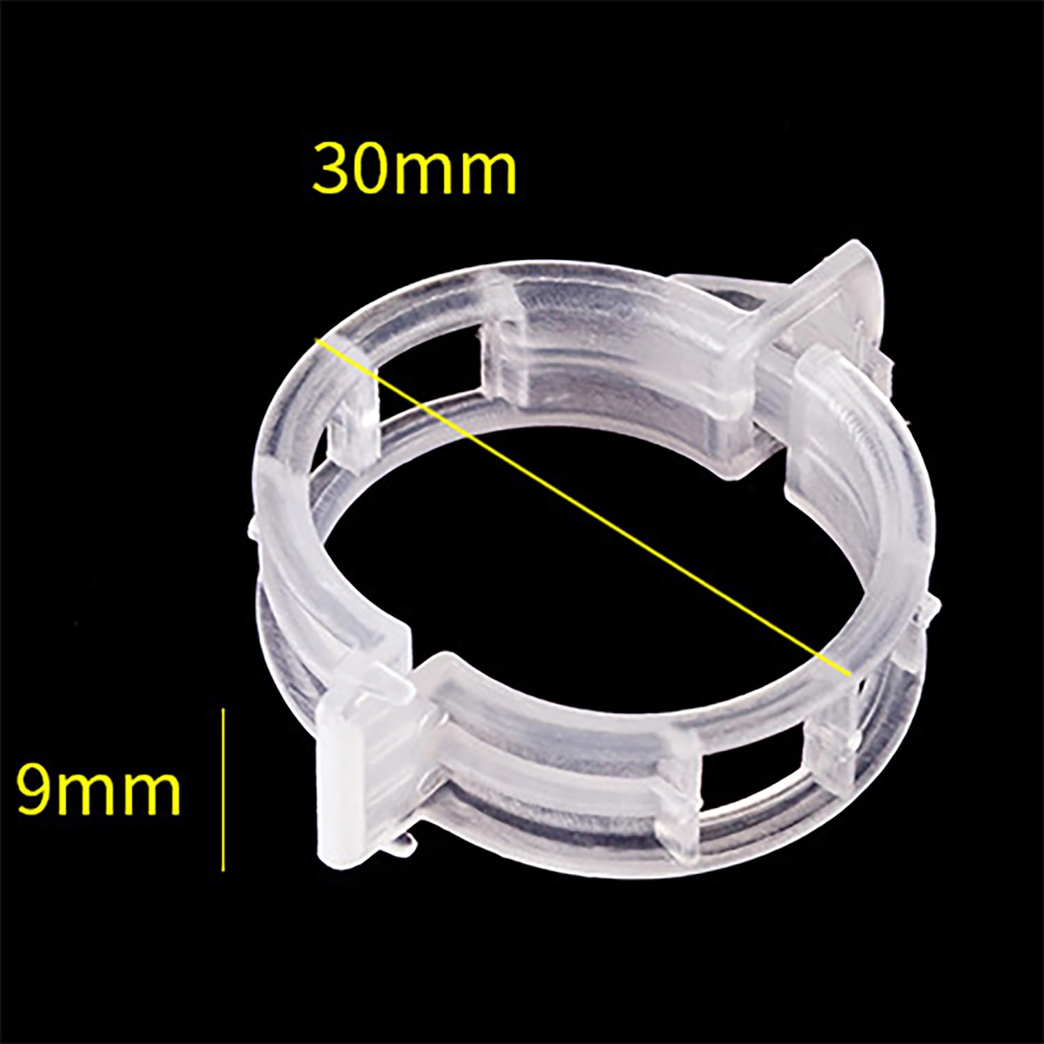 Plastic Tomato Clips, 2025 Upgrade Secured Plant Support Clips for Climbing Plant, Plastic Trellis Clip for Fixing Stem and Vine (300PCS)