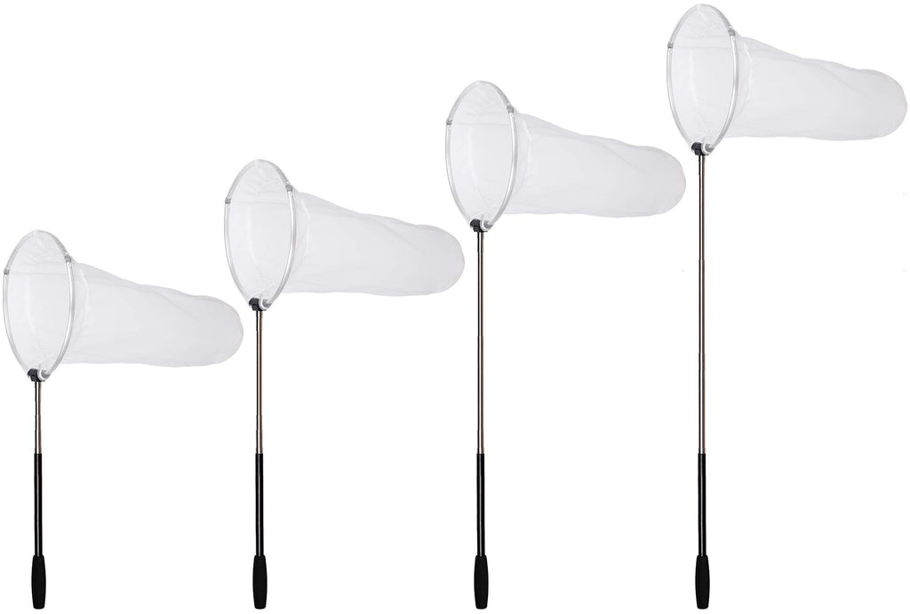 (25cm Ring, 120cm Handle) - RESTCLOUD Insect and Butterfly Net with 25cm Ring, Handle Extends to 120cm