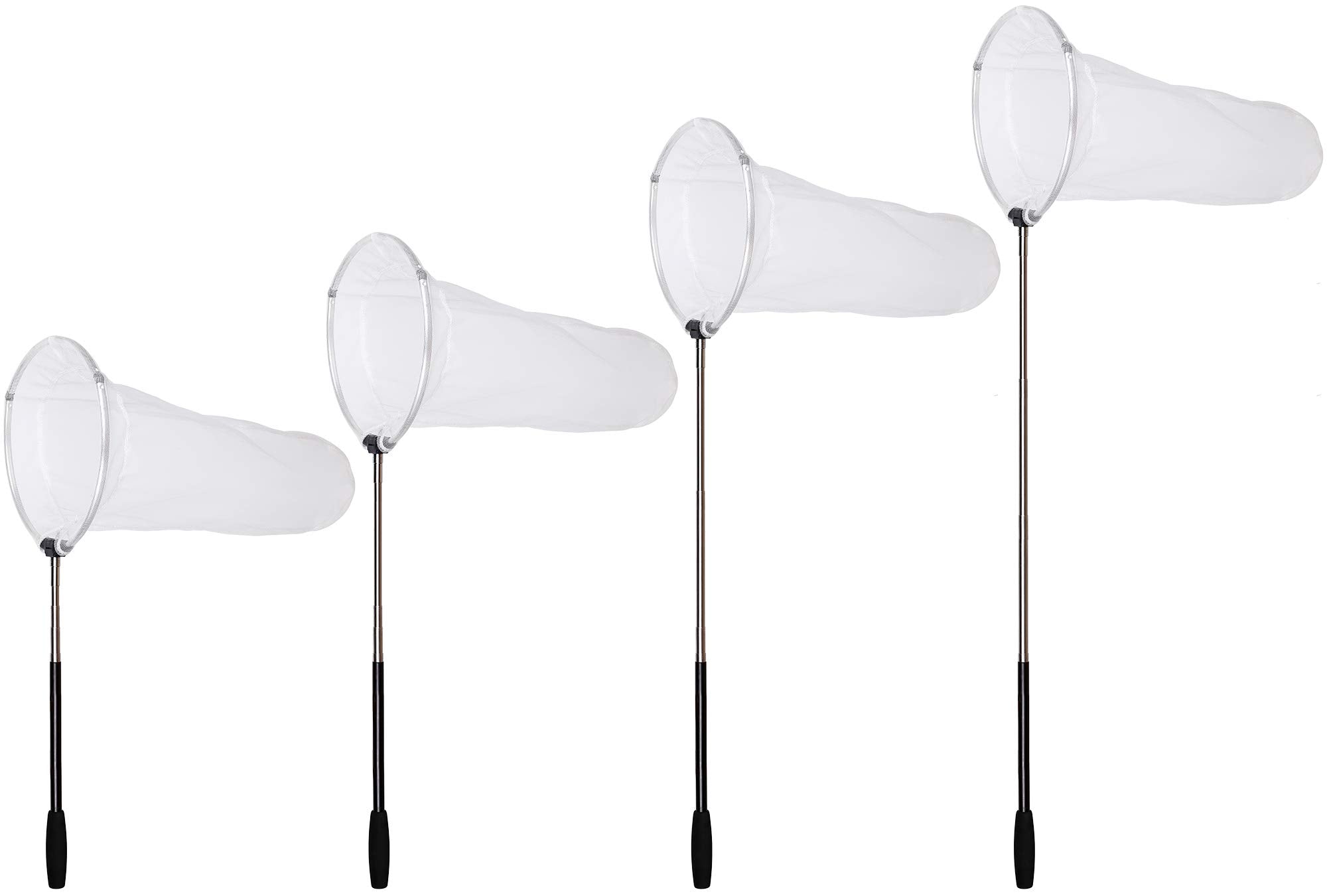 (25cm Ring, 120cm Handle) - RESTCLOUD Insect and Butterfly Net with 25cm Ring, Handle Extends to 120cm