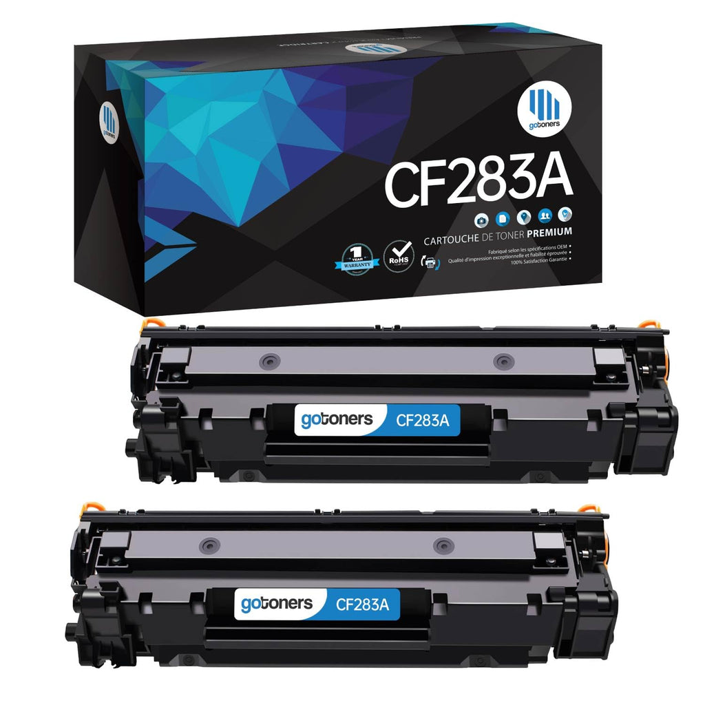 Gotoners 2PK Compatible 83A CF283A Toner for M127fn Toner, M127fw Toner, M201dw Toner, LaserJet Pro MFP M127fn Toner, LaserJet Pro MFP M127fw, M125nw M125a M125rnw M201n M225dn M225dw