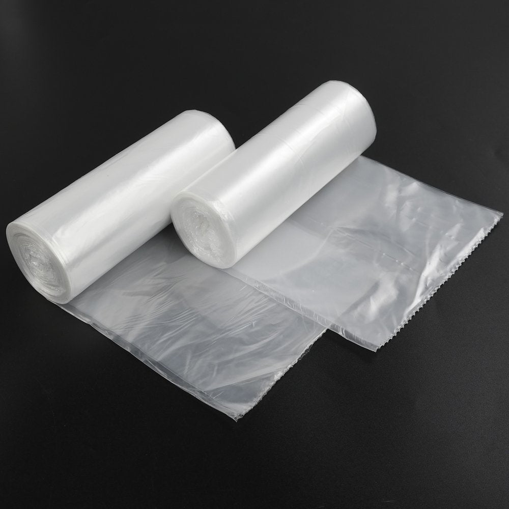 Vababa 6 Gallon Trash Bags, 225 Counts, Clear