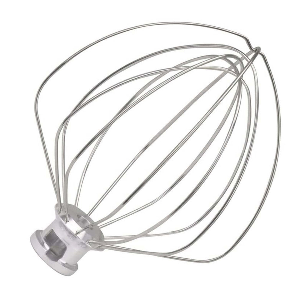 6 Wire Whip 4.5 QT Tilt-Head Stand Mixer for Kitchen Aid K45WW WP9704329 KSM150 KSM160 K45 KSM90 KSM100,Stainless Steel Egg Cream Stirrer,Flour Cake Balloon Whisk