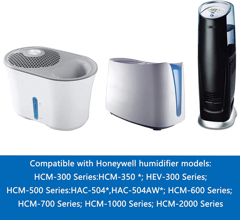 4PACK For Honeywell Humidifier Filters HAC504 Compatible with Honeywell HAC-504AW, Filter A for Models HCM350 Filter