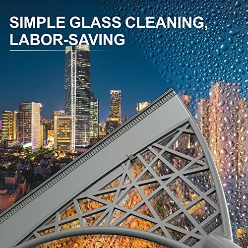 AILUROPODA 2 Pack Floor Squeegee, Multi Function Magic Broom and Wiper Broom, Light Weight Water Sweeper with 6 mop Rod, Wiping Sweeper Broom Remove Dust, Dog Hair Sweeping Floor Broom