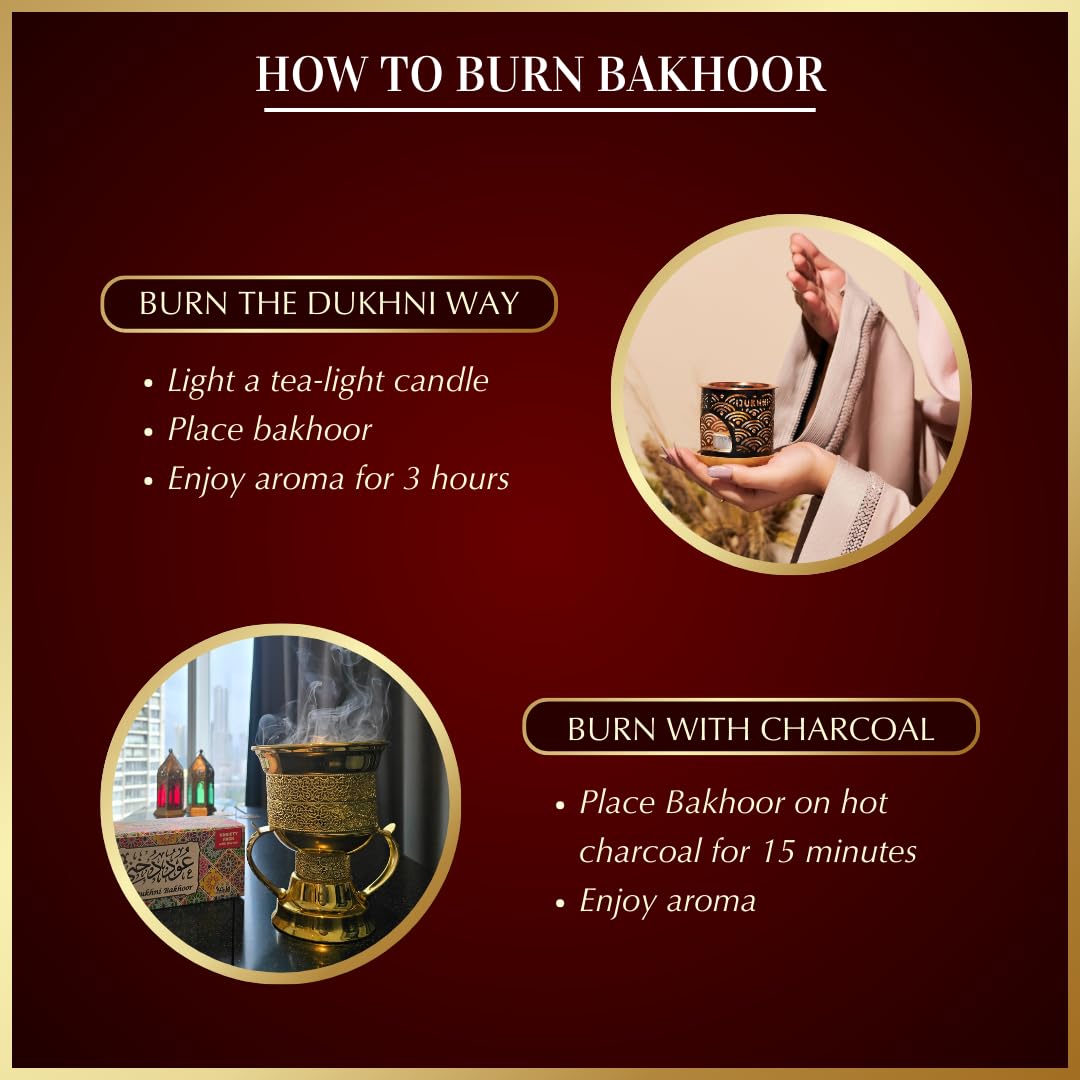 Oud Bakhoor Variety Box by Dukhni | Assorted Box | 30 Pieces Bukhoor | Gift Set & Refill Kit | Arabic Bakhoor Incense | Perfect for Ramadan Prayer and Gifting | Luxurious, Long Lasting