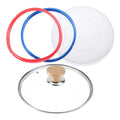 Tempered Glass Lid & Silicone Cover for Instant Pot 6 Quart - Set of 4 Accessories