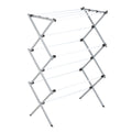 Honey-Can-Do DRY-01306 Folding 42-Inch Clothes Drying Rack, Silver/White