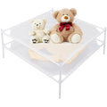 Clothes Drying Rack Flat, Portable Dryer for Sweater with Metal Tube, 2-Layer Mesh Laundry Rack for Indoor and Outdoor Use, Can be Placed to Dry Towel, Sweater, Hat, Glove, Bottle, Herbal