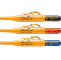 Pica Ink Set, Permanent Marker pens, 3 pens, Black, Blue, Red (Pack of 3)