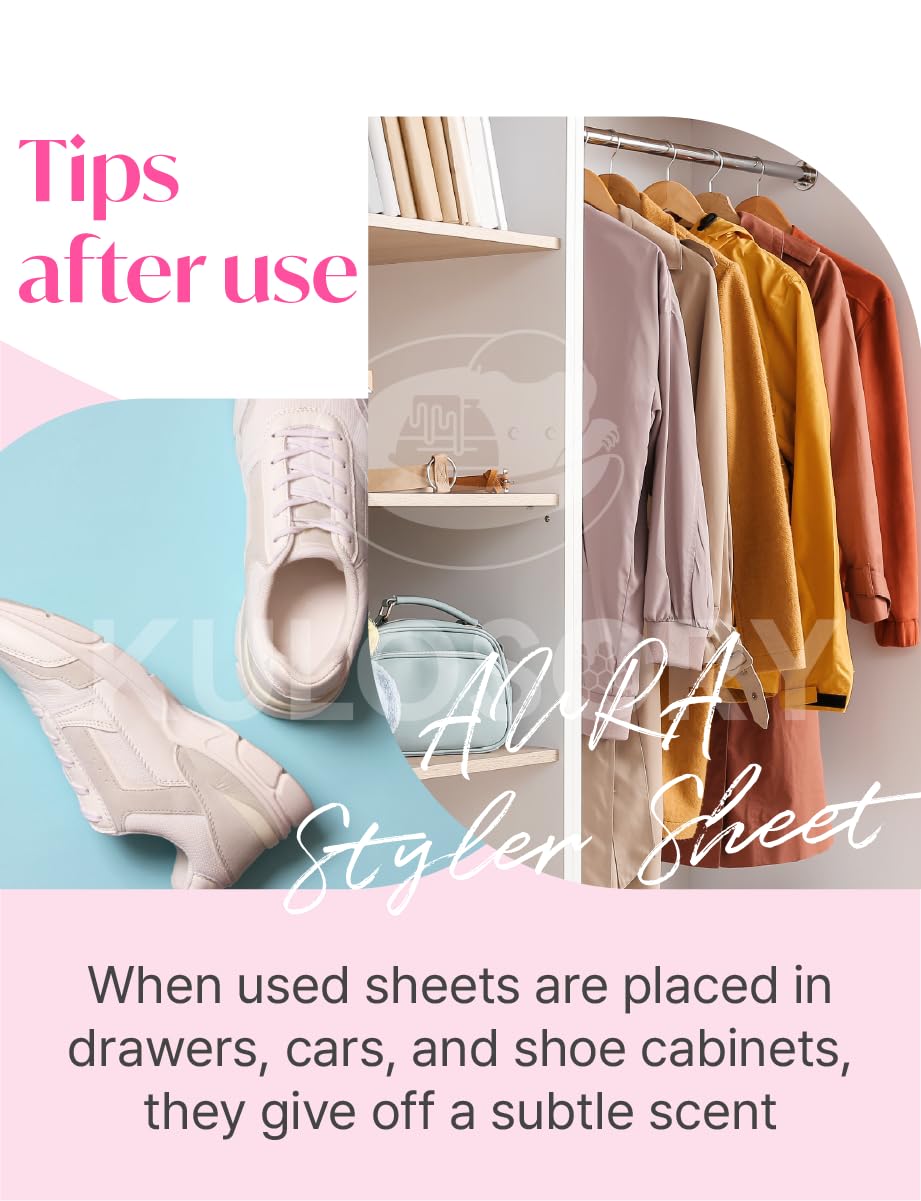 KULOSORY LG Styler Sheets 20 Sheets (Freesia + Lime basil)