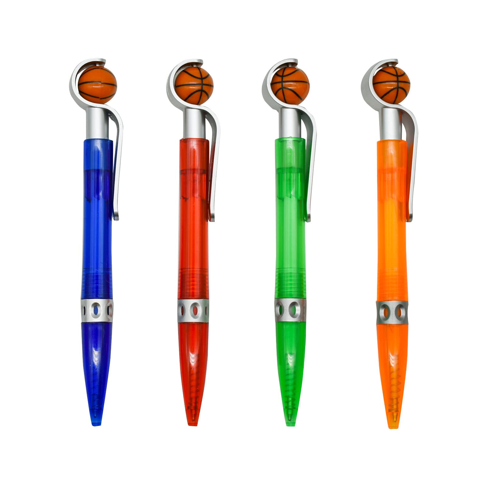 Lopenle 32PCS Novelty Basketball Pens Sports Ballpoint Pens Cool Sports Writing Pen For Stationery School Office Desk Decor Accessories