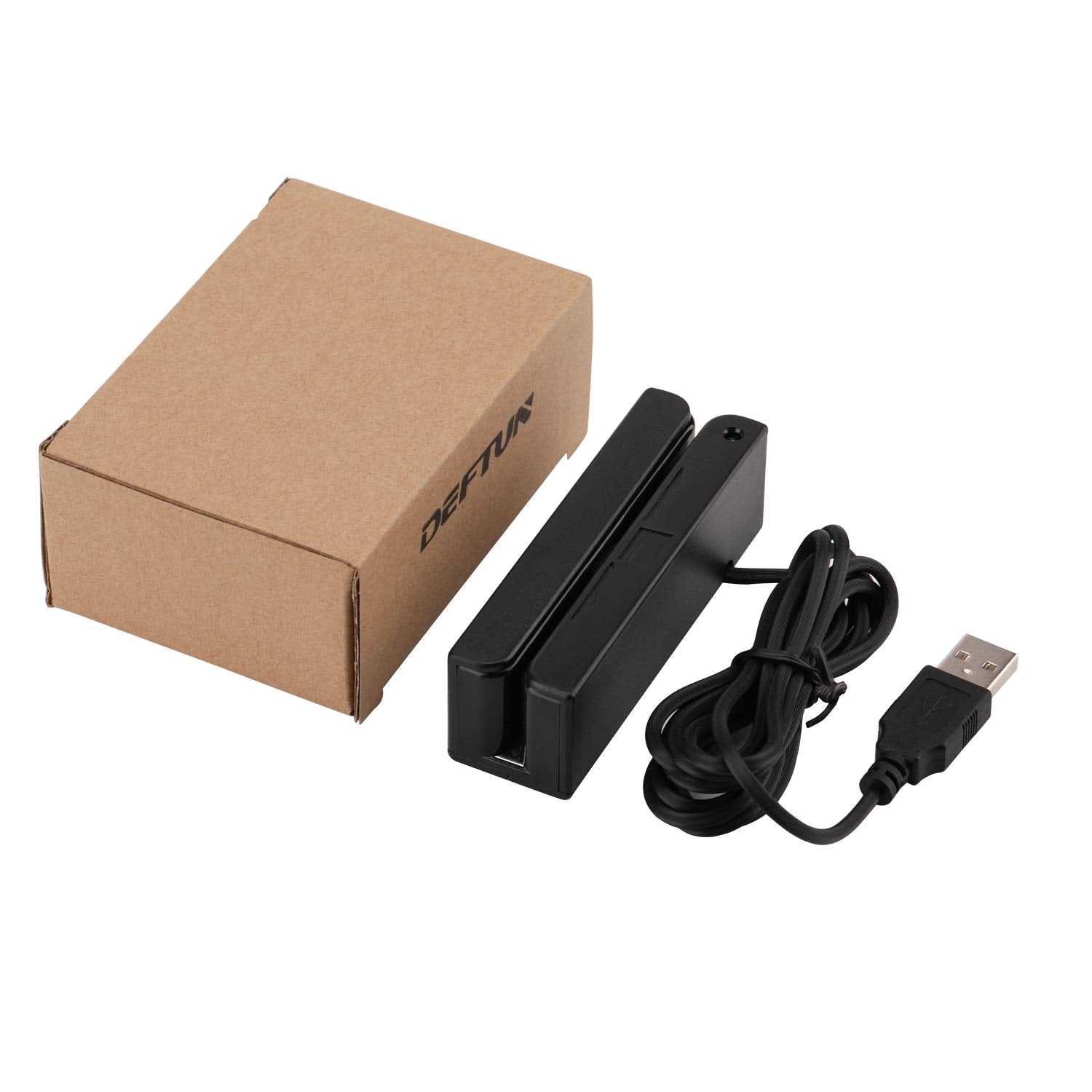 MSR90 USB Magnetic Credit Card Reader Stripe Swipe Magstripe Scanner 3 Tracks Mini Smart Card Reader MSR605 MSR606 Deftun