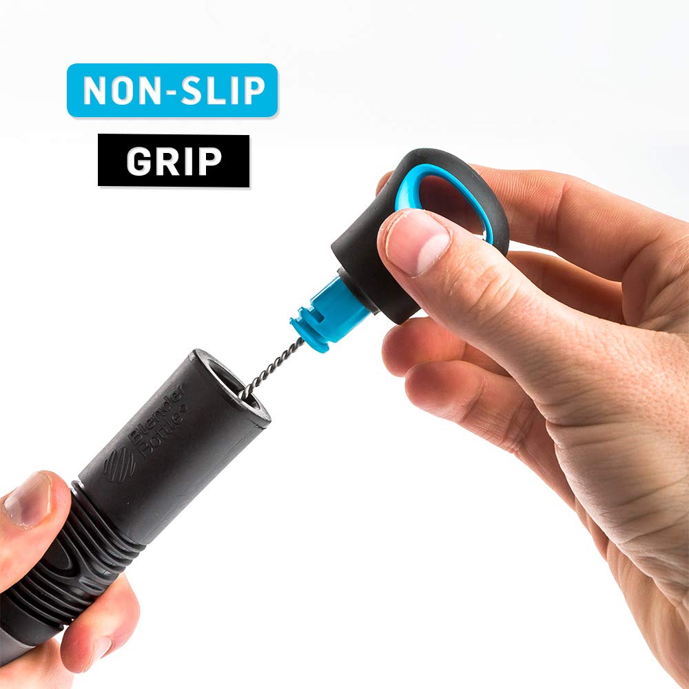 BlenderBottle 2-in-1 Shaker Bottle and Straw Cleaning Brush