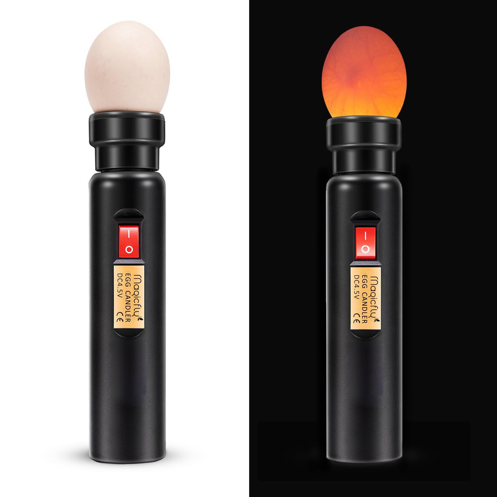 Magicfly Bright Cool LED Light Egg Candler Tester, Power by Power Supply Only