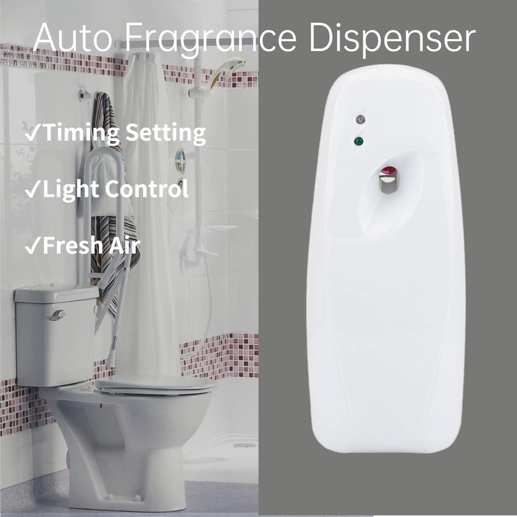Automatic Fragrance Dispenser, Programmable Wall-Mounted Air Freshener Spray Diffuser for Home Bathroom Offices Hotel Restaurants