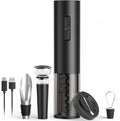 BLUEALCHEMY Electric Wine Opener – Rechargeable Cordless Automatic Wine Bottle Opener with One-Touch Cork Removal, Perfect for Home, Kitchen, Bar & Gift for Men