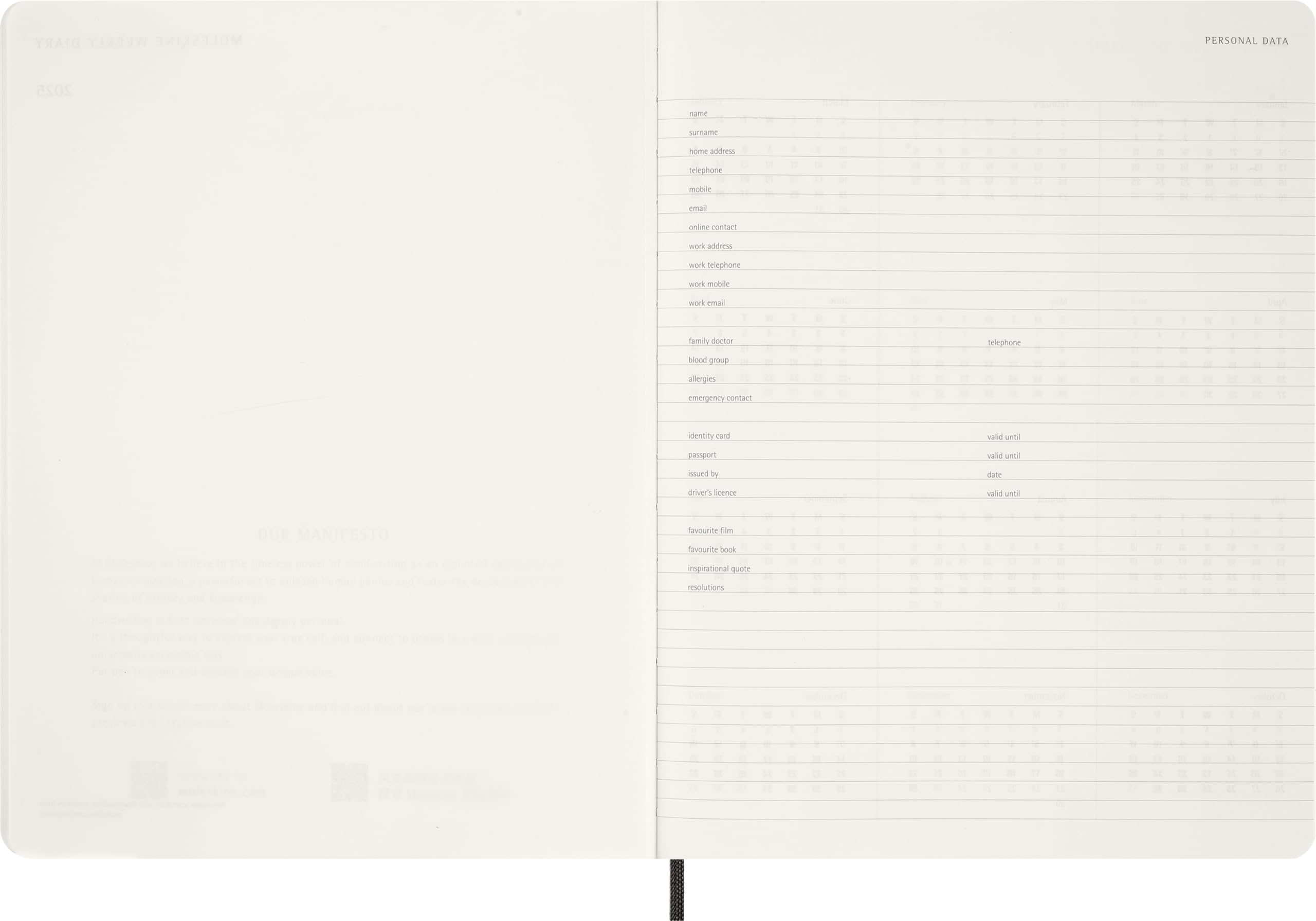 Moleskine 2026 15-Month Essential Planner, Soft Cover, Weekly Vertical, XXL (8.5" x 11"), Black, 144 pages