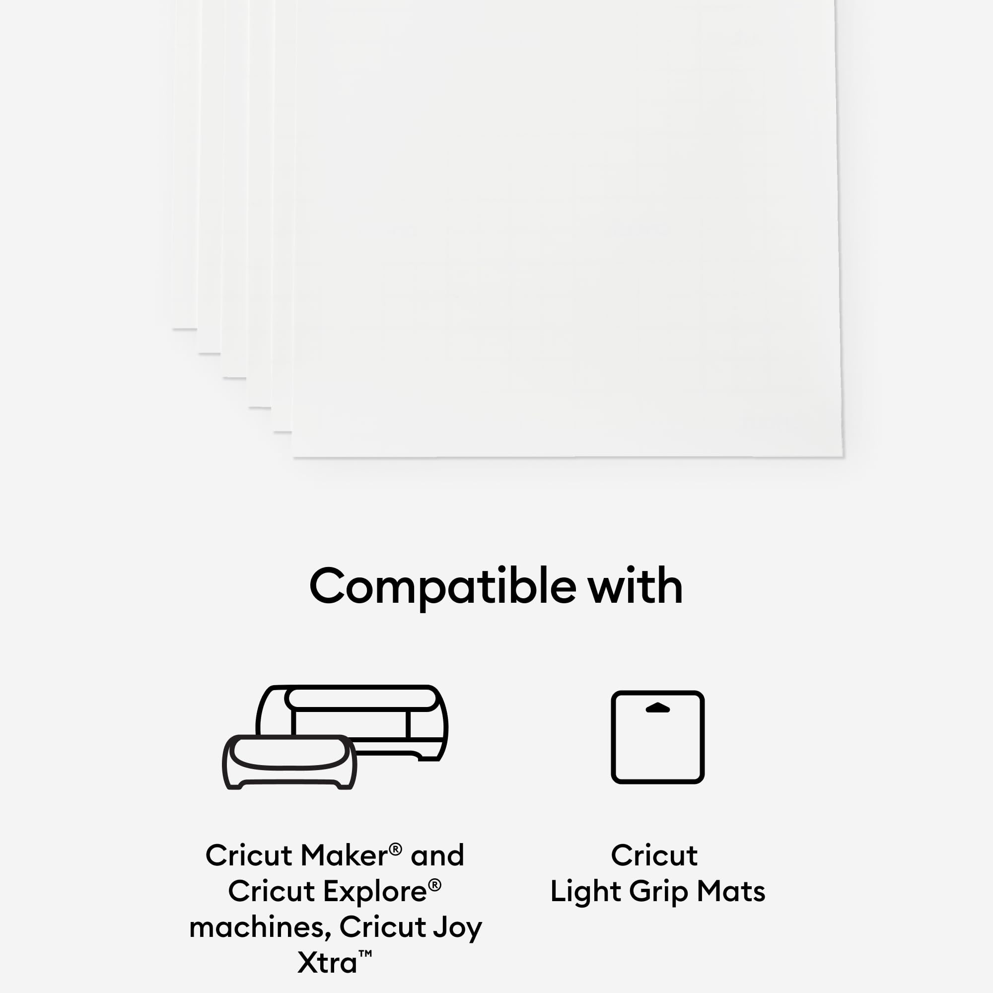 Cricut Printable Sticker Paper - 50 count, US Letter Size (8.5in x 11in)