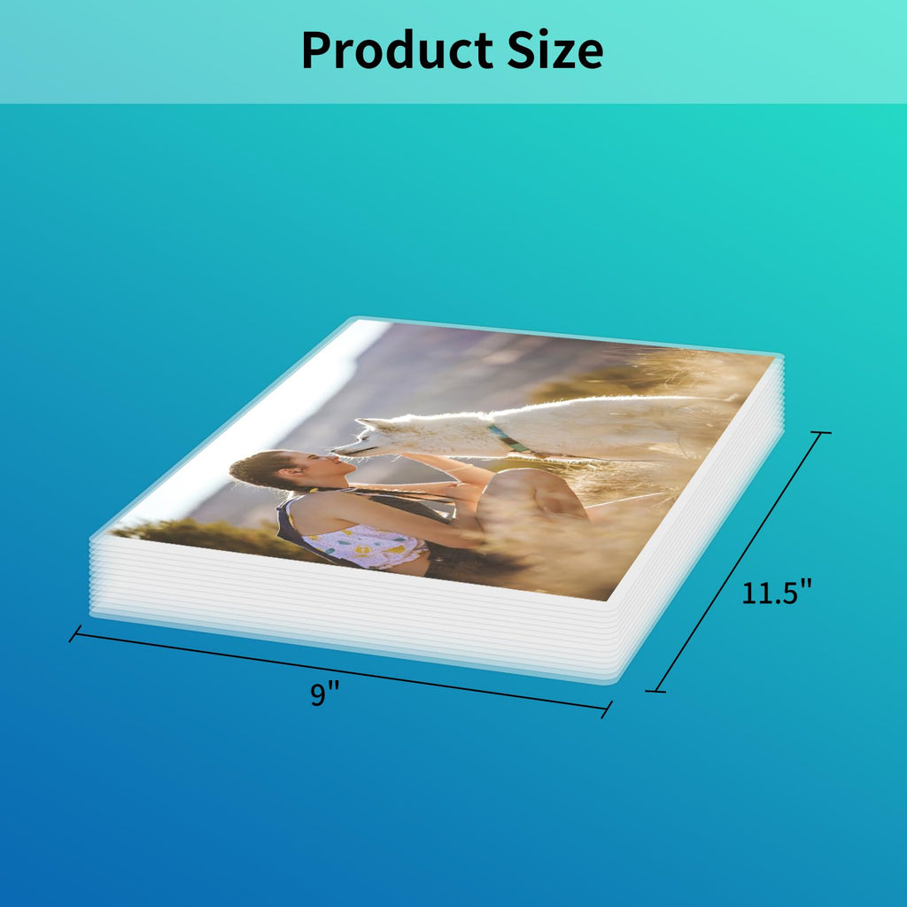 200 Pack 3 mil LabelMore Laminating Sheets,Laminator Sheets for Thermal Laminator - 9 X 11.5-inches