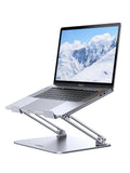 UGREEN Laptop Stand for Desk Ergonomic and Foldable Laptop Holder, Adjustable Riser, with Anti Slip Silicone Pads Fits All Laptops and Notebooks up to 17.3 Inch Sliver