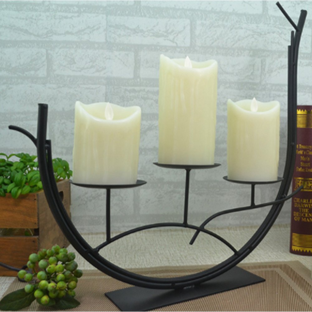 Bello Luna 3.9in Rechargeable Candle with Remote Control for Party Christmas