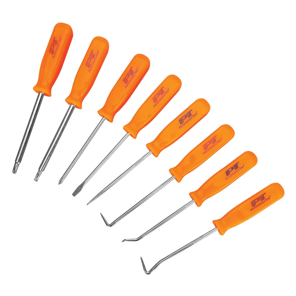 Performance Tool W941 8-Piece Specialty Pick/Driver Set