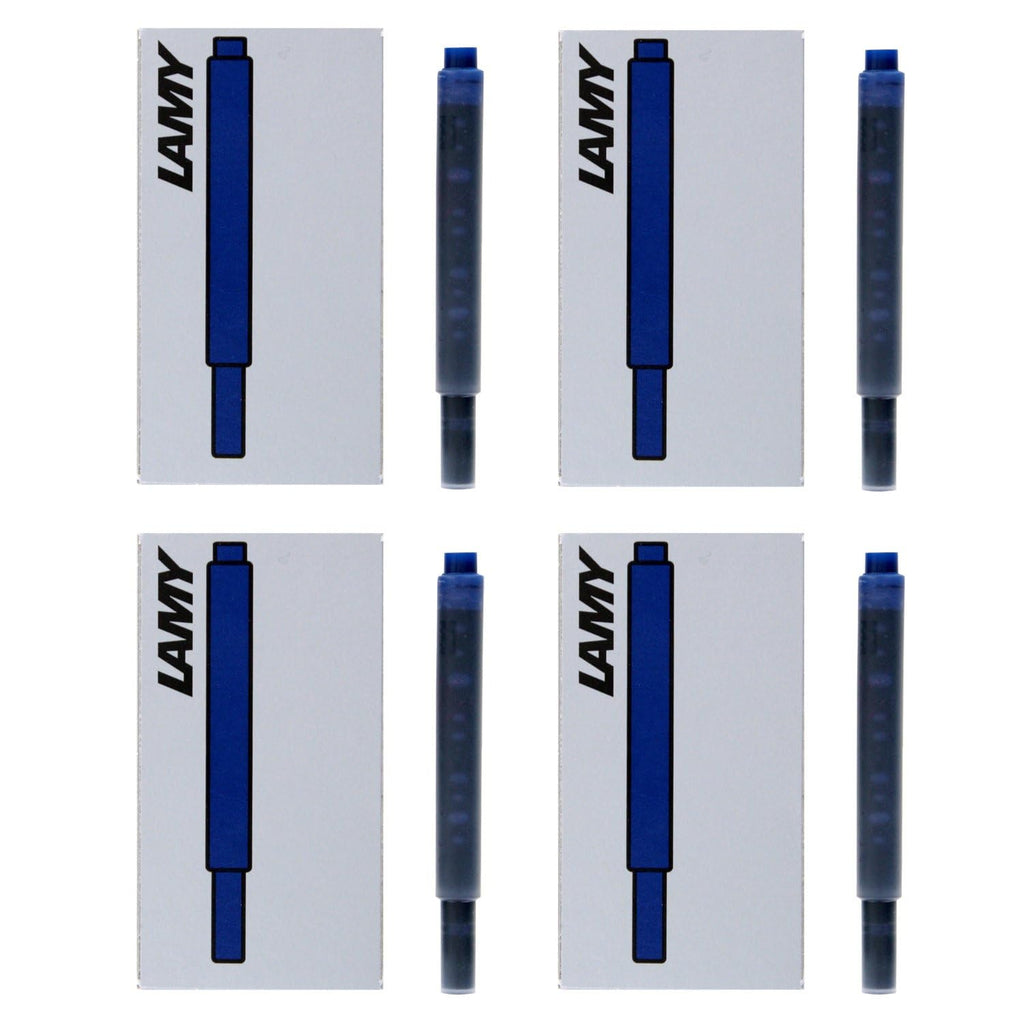 Lamy Fountain Pen Ink Cartridges, Black/Blue Ink, Pack of 20 (LT10BKBL)