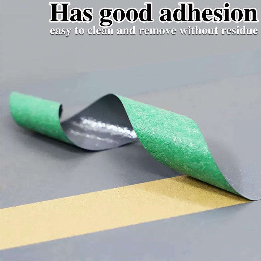10 Rolls of Green Masking Tape, Each roll 24mm Wide and 50 Meters Long, totaling 500 Meters, Suitable for General Masking Applications.