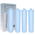 Bewafia Blue Filter Replacement for Jura Claris Blue Capresso Clearyl Coffee Machine Water Filter,4 Pack