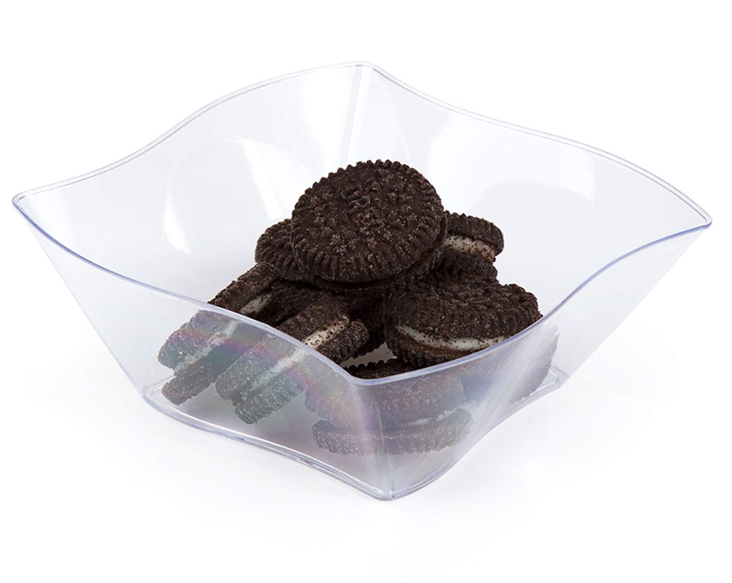 Lawei 100 pack 5 oz Mini Dessert Cups with Spoons - Mini Dessert Plates Disposable Bowls for Chocolate Desserts, Appetizers, Dessert Samplers, Dessert Shot Glasses & More