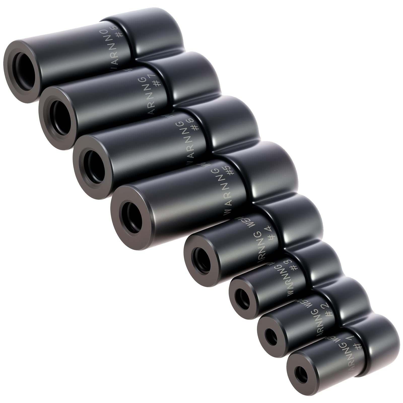 8Pcs Tap and Die Socket Adapter Tap Socket Set 1/4 Inch and 3/8 Inch Tap Holder Socket Kit with Socket Holder for Tight Space Fractional MCTI Standard