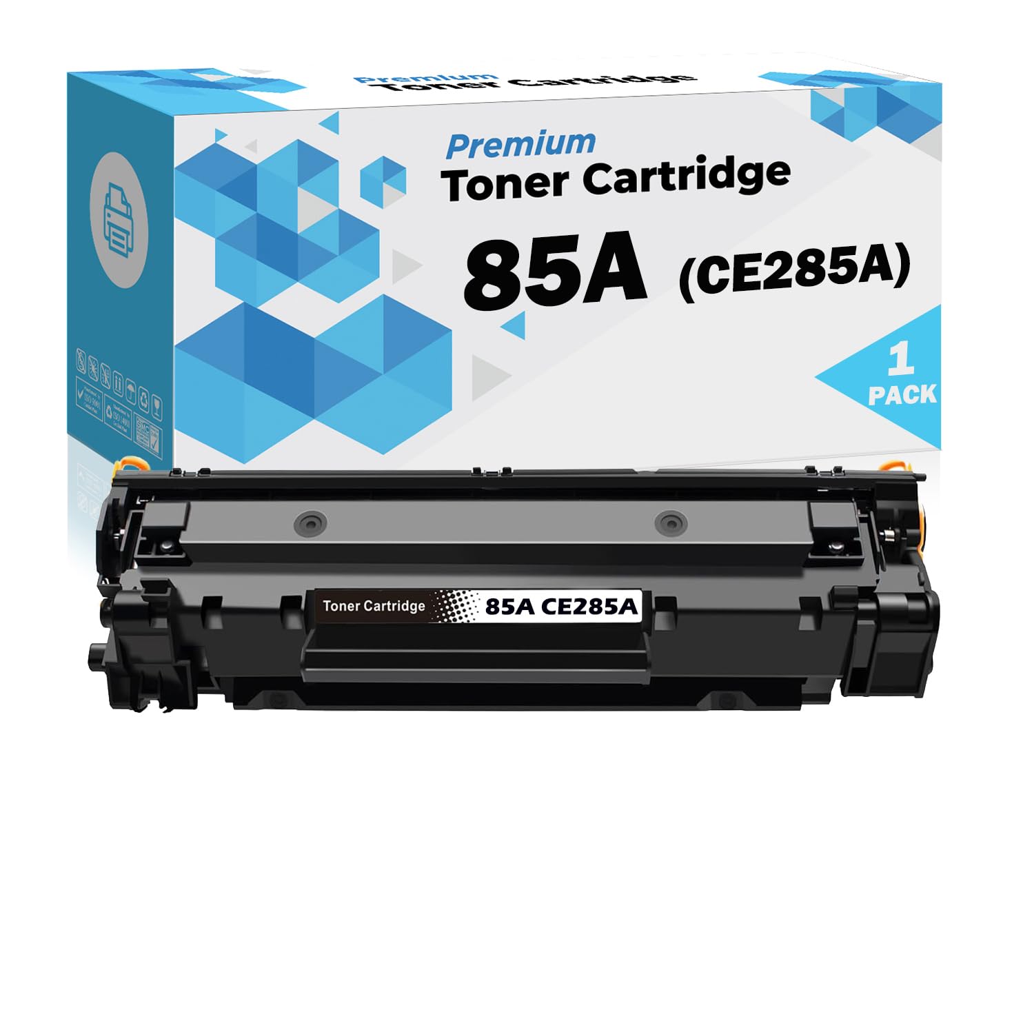 Ultra Toner® Compatible Replacement for HP 85A CE285A Black Toner Cartridge Laserjet Pro P1102 P1102w P1109w M1130 M1132 M1134 M1136 M1137 M1138 M1139 M1212nf M1213nf M1214nfh M1216nfh M1217nfw (1PK)