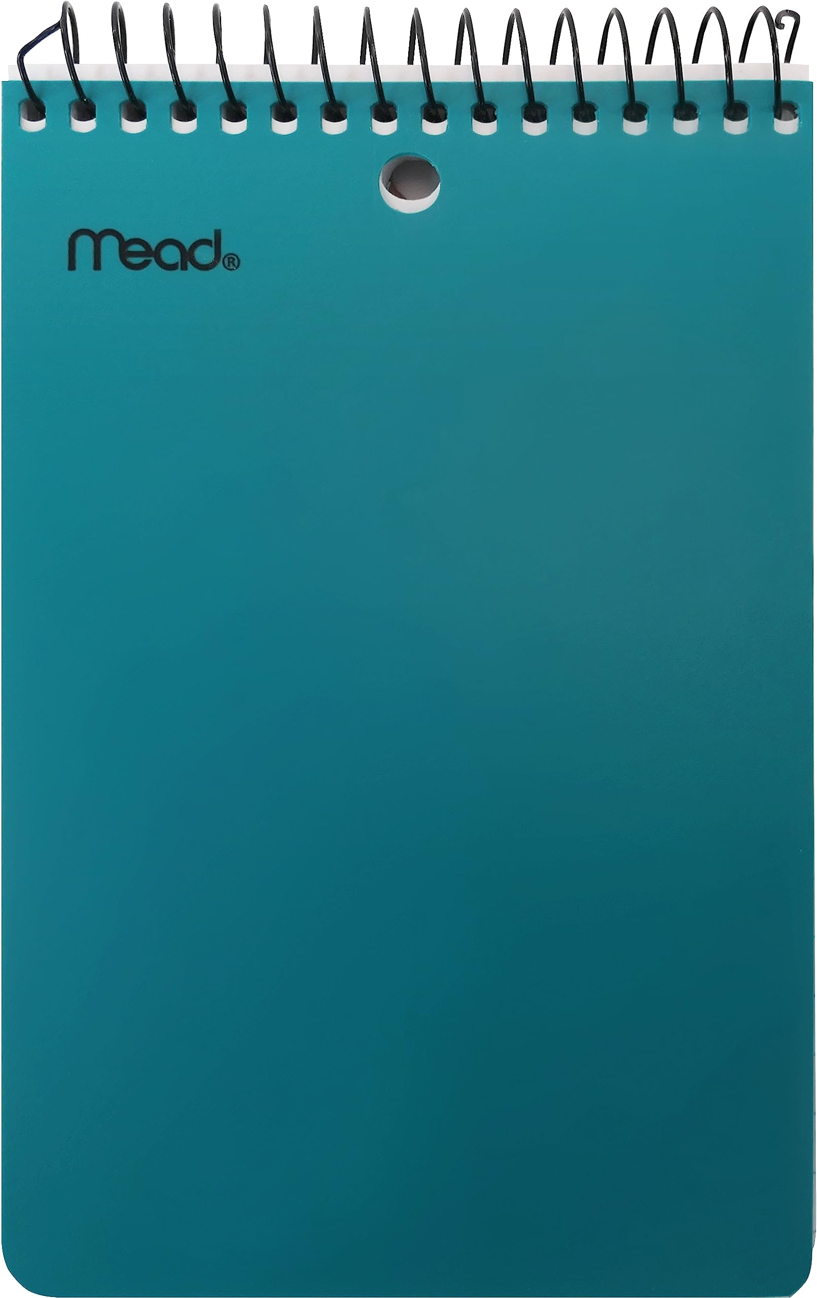 Mead Poly Cover Memo Book, 4 x 6 Inches, College Ruled, 75 Sheets Each, Assorted Colours, Pack of 12 (45630)