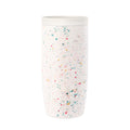 Simple Modern Travel Coffee Mug Tumbler with 360° Lid | Ceramic-Lined Insulated Stainless Steel Cold Brew Iced Coffee Cup | Gifts for Women Men Her Him | Voyager Signature | 16oz | Cream Terrazzo