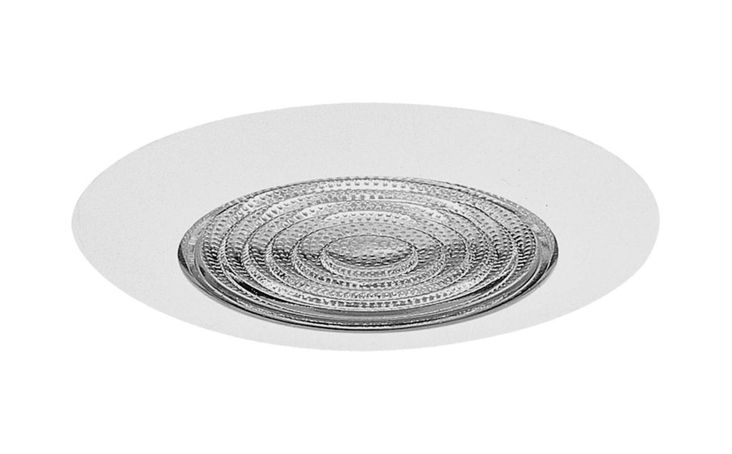 Nicor Lighting 17572 Lexan Shower with Fresnel Lens Trim for 17002A and 17003A 6-Inch IC with Metal Trim Ring, White