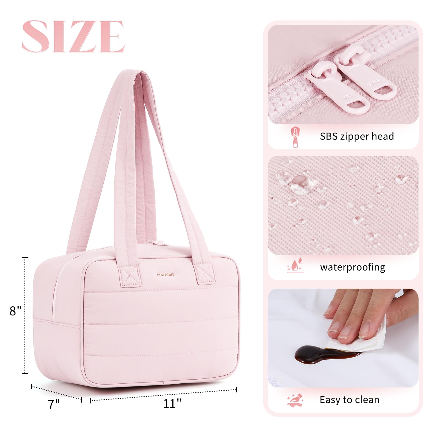 Insulated Lunch Bags for Women,Built-in Ice Pack Small Cooler,Freezable Lunch Bag, Waterproof and Durable Womens Lunch Bag for Work,Picnics,Travel,and Meal Preparation