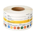 L LIKED 2x3 Inches Dissolvable Food Rotation Labels, 500 Pcs Dissolved Freezer Labels for Storage Containers, Canning, Jam Jar, Mason Jars