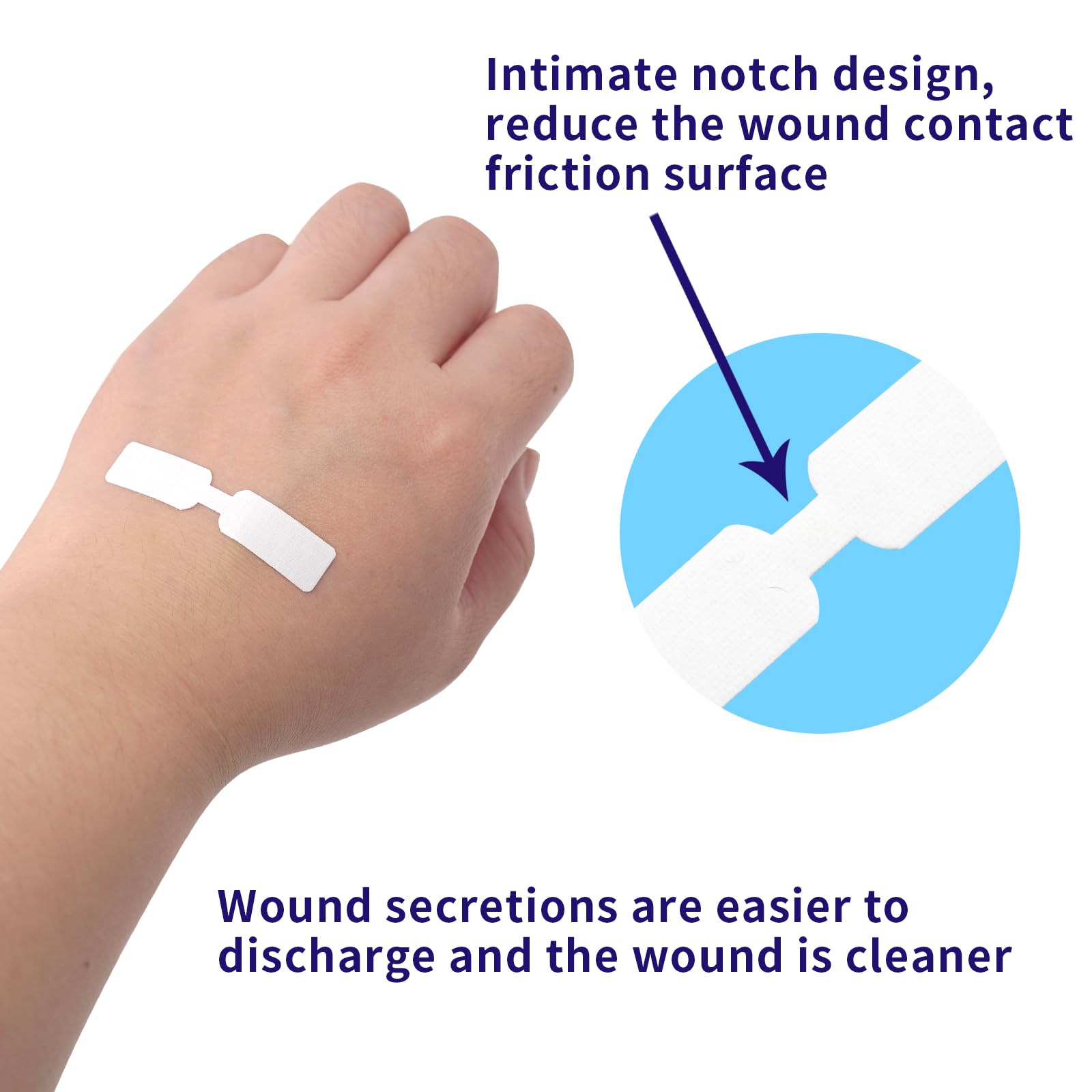 120pcs Butterfly Closure Strips Waterproof Adhesive Wound Closure Bandages for Small Wound