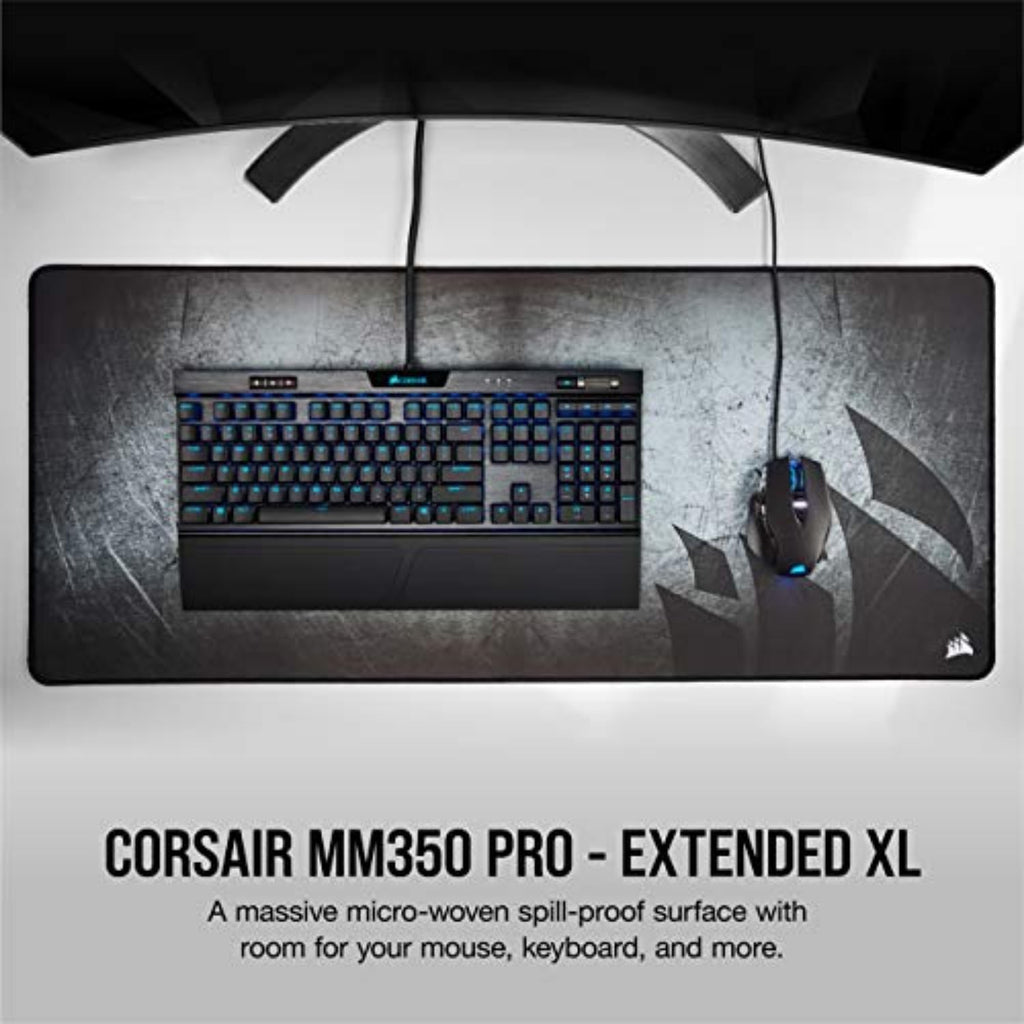 Corsair MM350 PRO Premium Spill-Proof Cloth Gaming Mouse Pad – Extended XL, Multicolor (CH-9413771-WW)