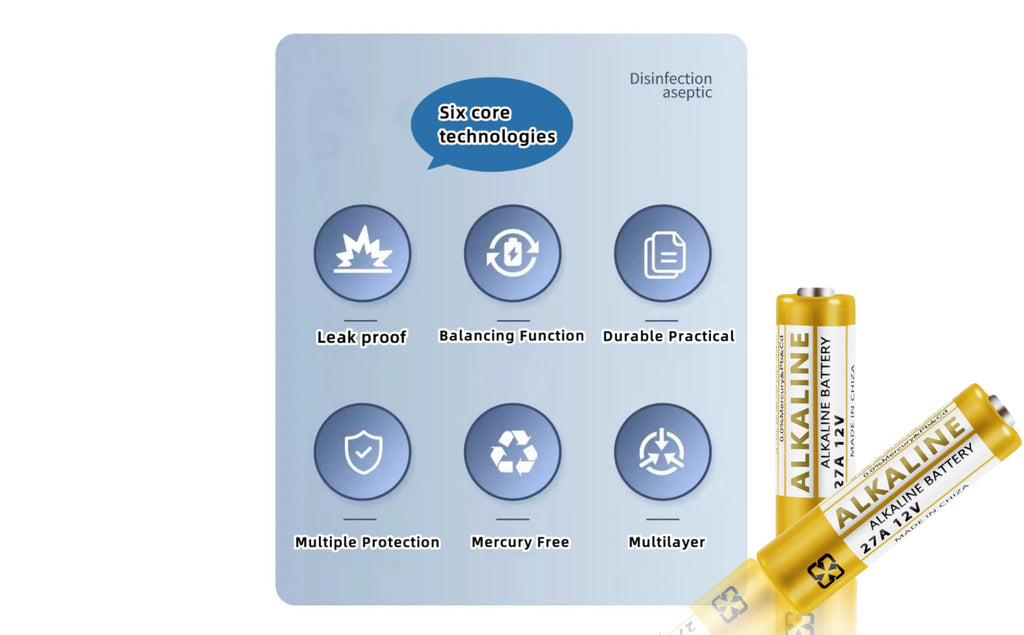JNKXIXI 27A 12v Battery Alkaline Batteries (30)