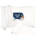 KeaBabies Toddler Pillowcase 13"x18" - Organic Cotton Toddler Pillowcase for Kids, Boys, Girls, Soft & Durable Cotton Cover for Miniature Sleepy Pillows,Cute Colors,Pillow Sold Separately(Soft White)