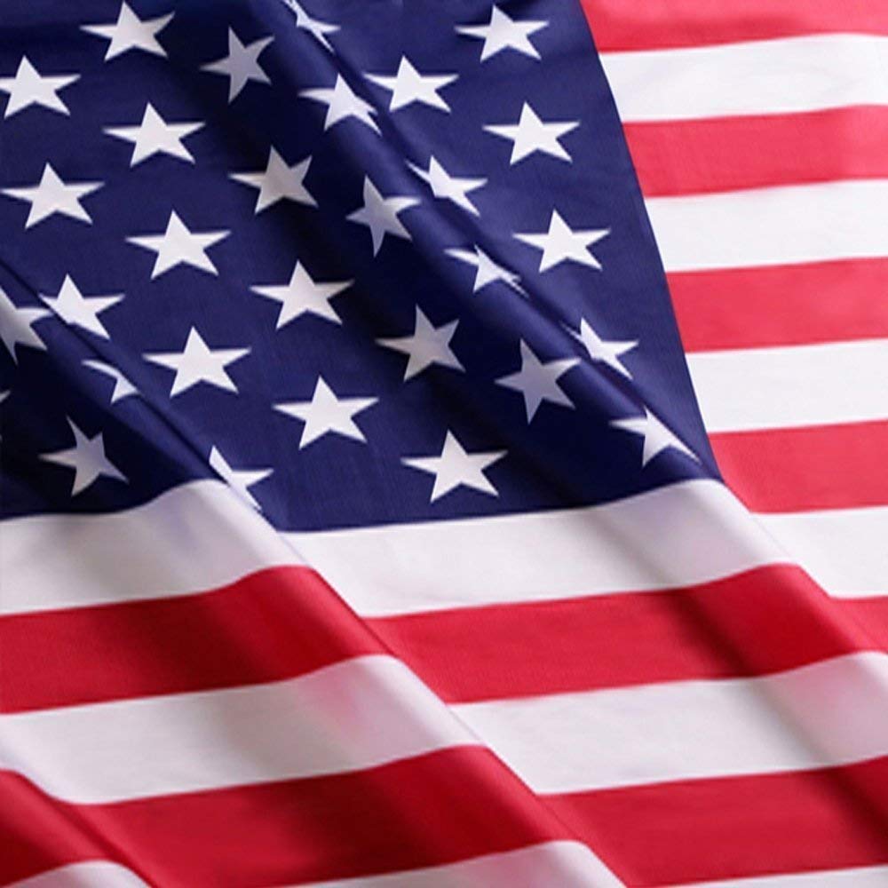 2Pack American&Canada Flag 3x5 Ft. Printed Stars and Stripes USA Candian Flags With Brass Grommets CA US Flag All Weather Outdoors Indoors Banner
