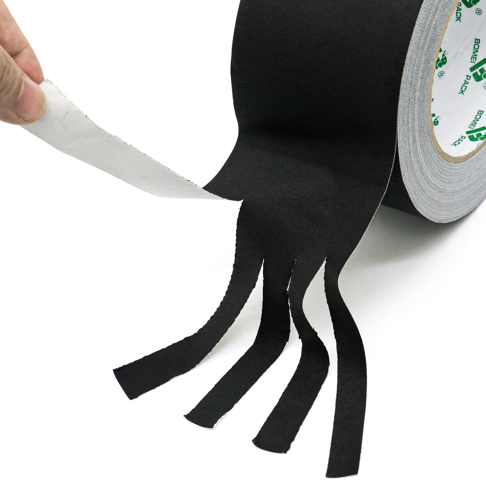 BOMEI PACK Gaffer Tape, Black, 3 Inch x 36 Yards, Matte Finished, 1 Roll