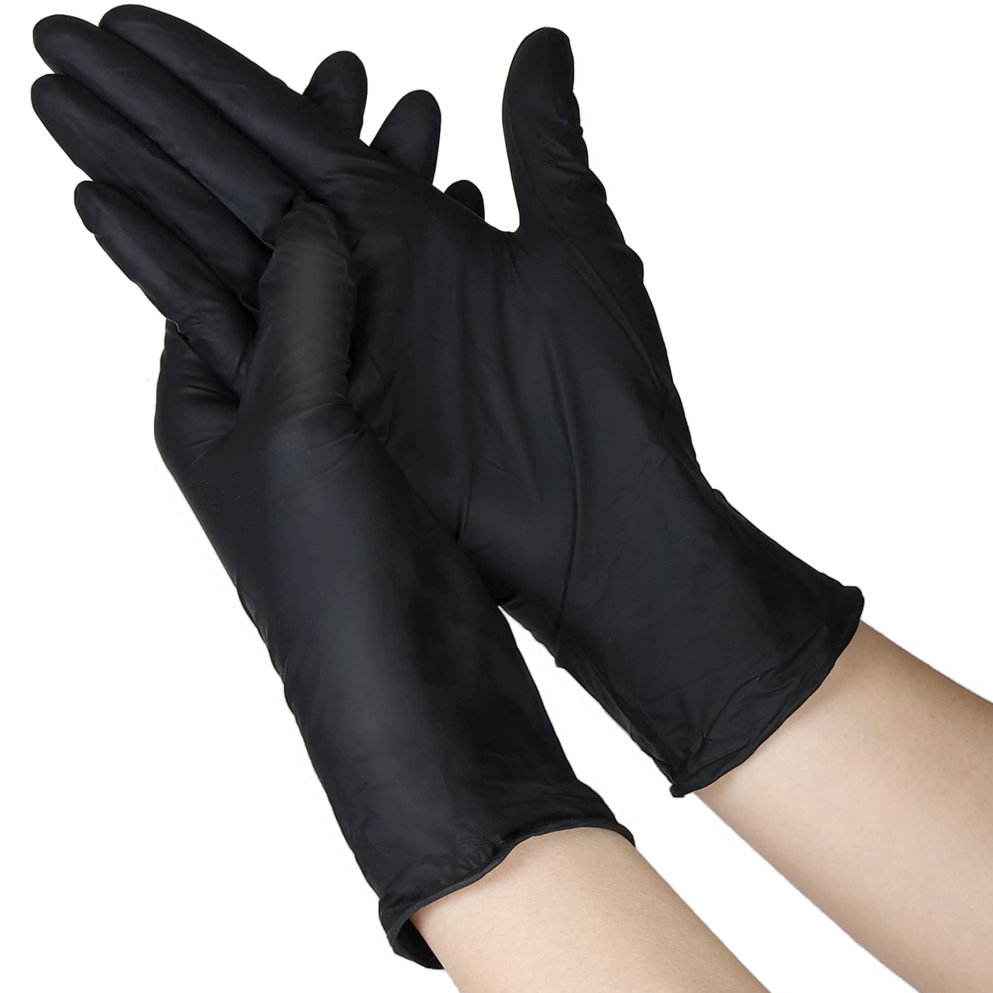 Nitrile Gloves,Disposable gloves 100 Pcs-Latex Free Powder Free - Multipurpose Working Household Cooking Gloves