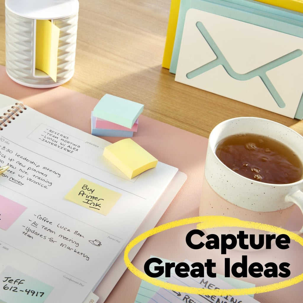 Post-it Notes, 3x3 in, 18 Pads, Canary Yellow, Clean Removal, Recyclable