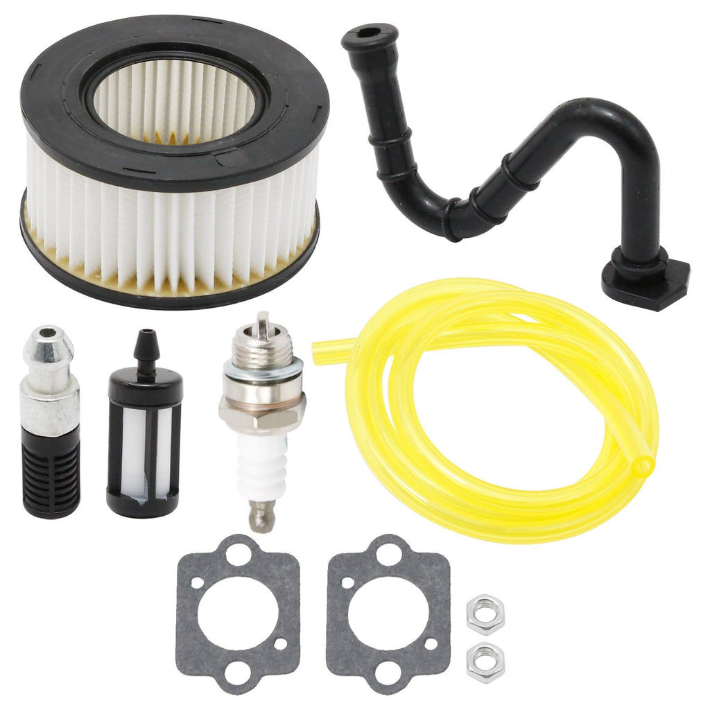 laffoonparts HD2 Air Fuel Filter Kit Replacement for Stihl MS261 MS291 MS311 MS341 MS391 MS261C MS271C MS362C Chainsaw Hi-Flow pleated Air filter 1113 120 1603, 1141 120 1604
