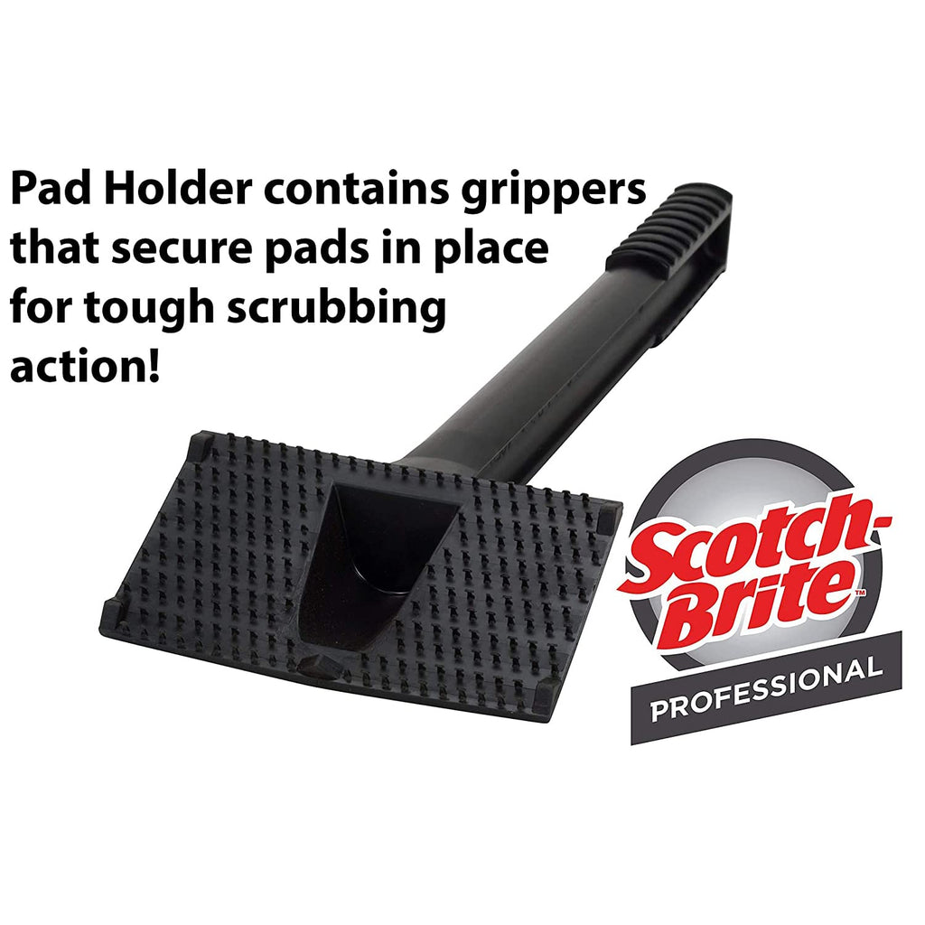 3M Scotch-Brite Griddle Cleaning, Quick Clean Heavy Duty Scour Pad, 4 in x 5.25 in, 6 Pads/Pack, for Baked On Food and Cooking Oils, Use on Hot or Cool Griddle