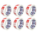 PERFECTAPE Packing Tape 6 Rolls, Fragile Printed, 1.88" x 66m, Total 396m, Shipping Packaging Tape Refill Rolls
